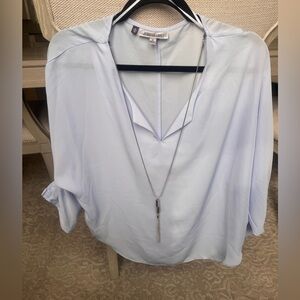 Jennifer Lopez Blouse with necklace chain